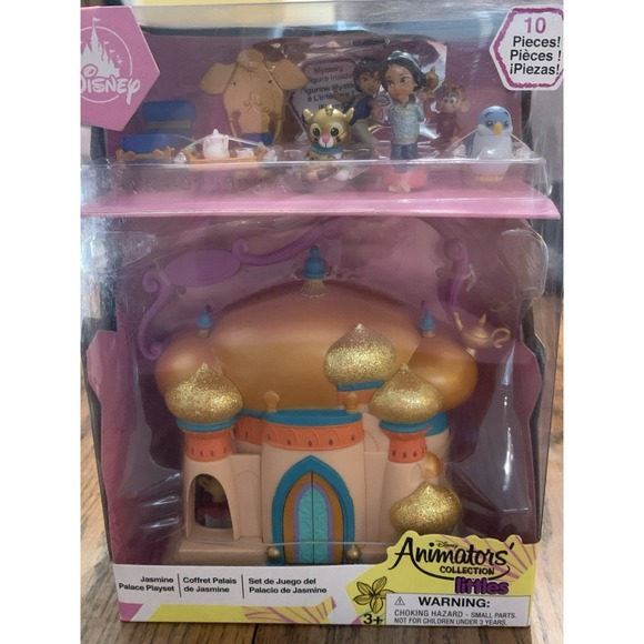 Disney Animators Collection Littles Jasmine Palace Aladdin playset -NEW - Picture 2 of 3